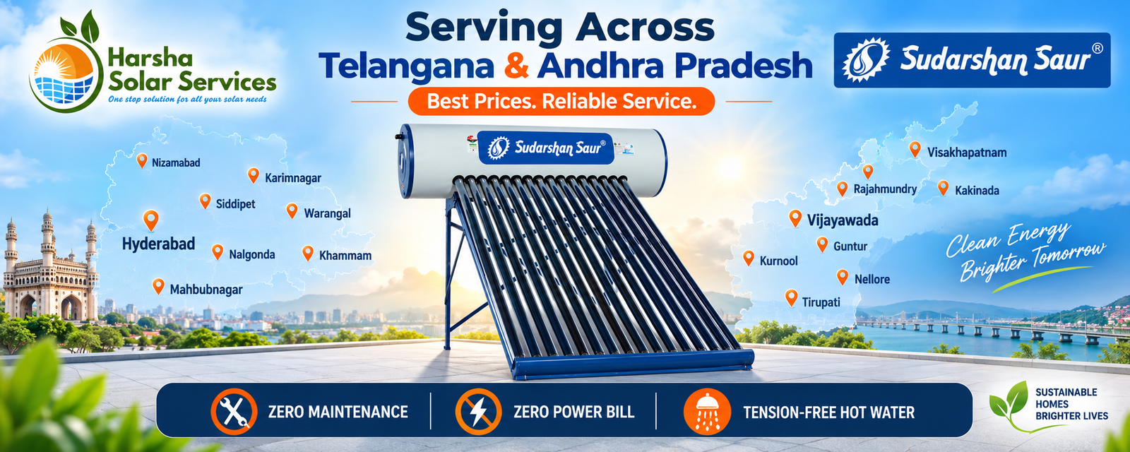 harsha solar banner